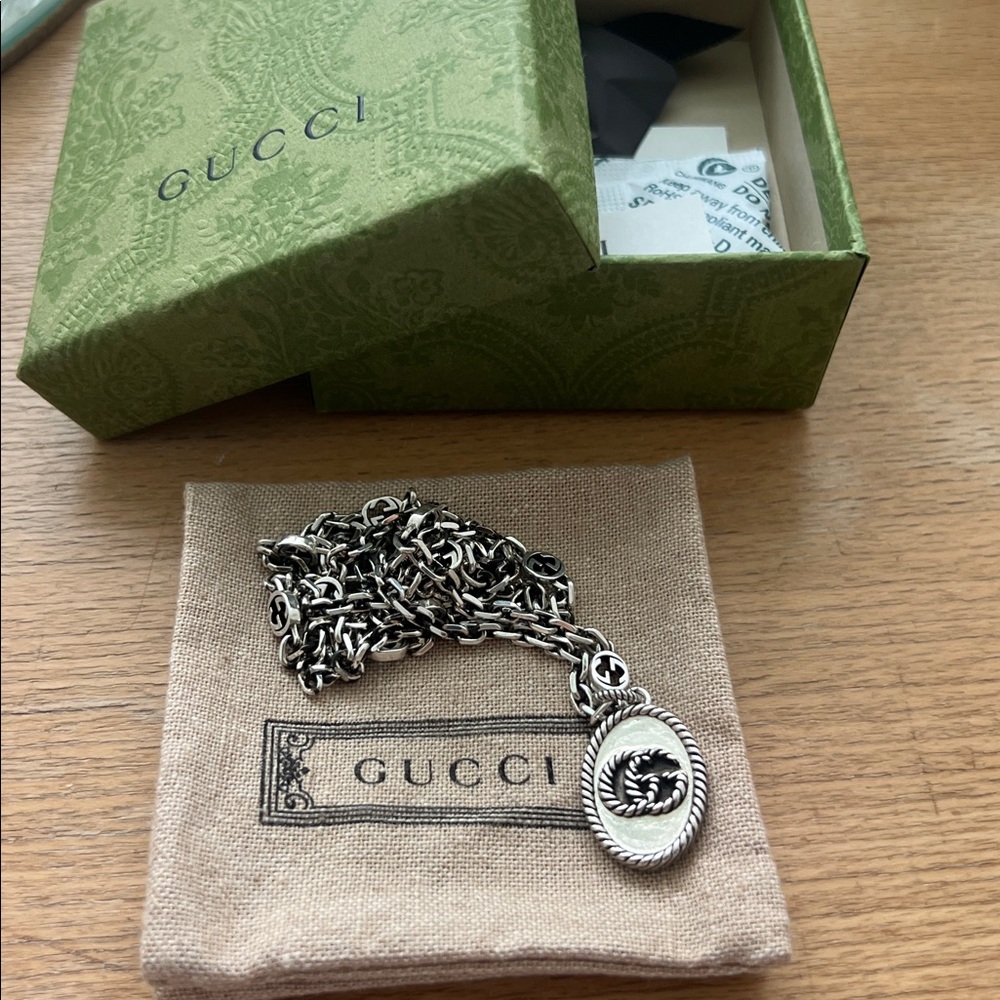 Authentic Gucci GG necklace.